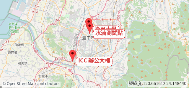 Multi point OSM snapshot example
